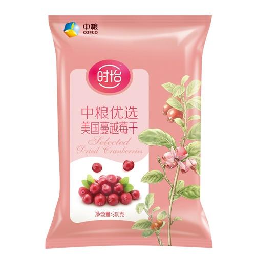 中粮时怡优选美国蔓越莓干袋装300g